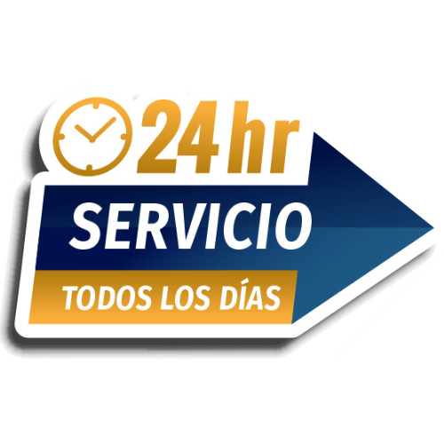 Servicio 24 horas, todos los días